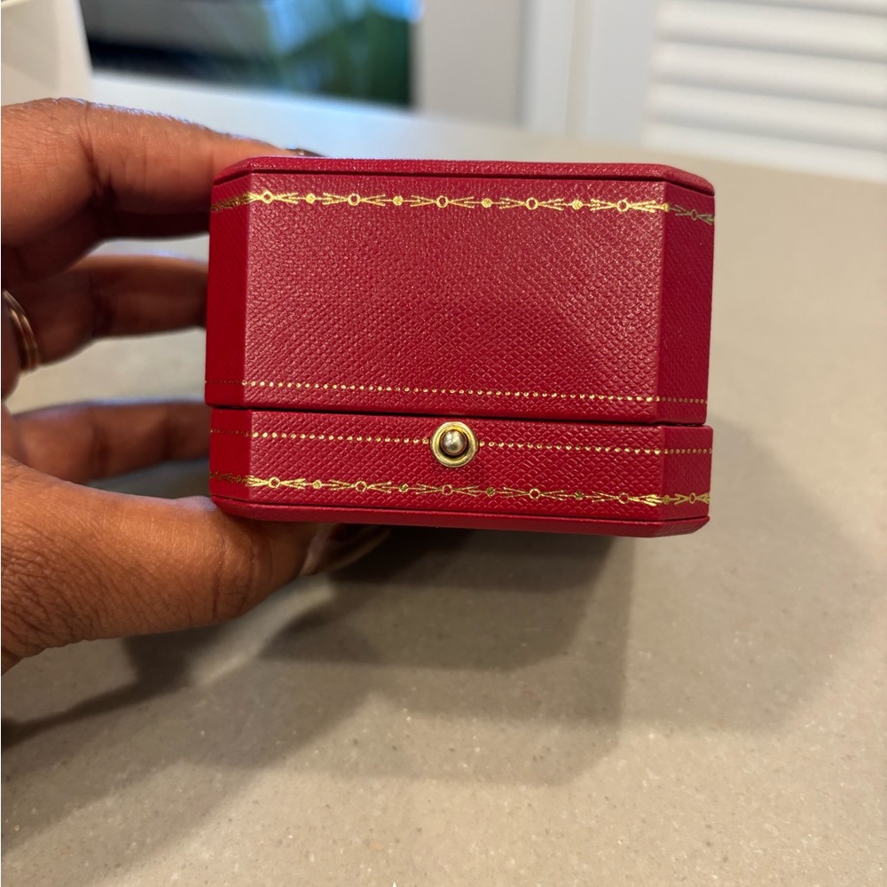 Cartier Red and Black ring Box - Picture 3 of 5